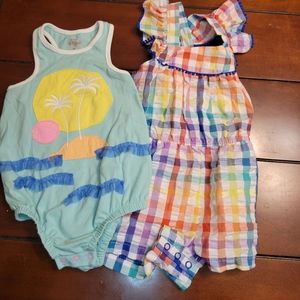 Cat & Jack Baby Summer Rompers
